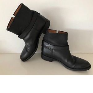 Madewell Biker Boot Black Leather Ankle boot